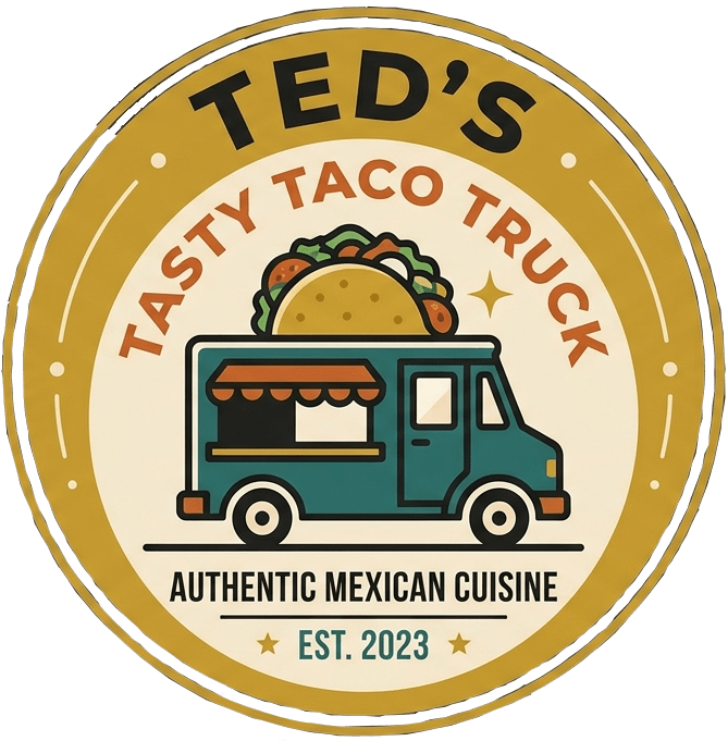 Ted's Tasty Taco Truck Logo